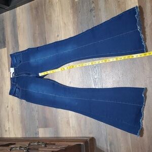 Vince blue New York wide flare bell bottom dark wash jeans